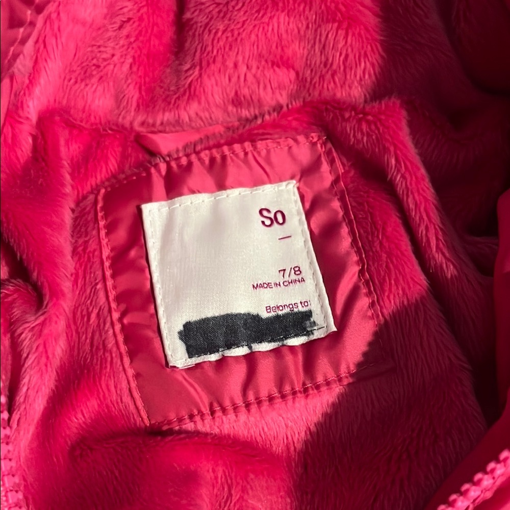 SO Vibrant Pink Fleece Jacket - Picture 2 of 8